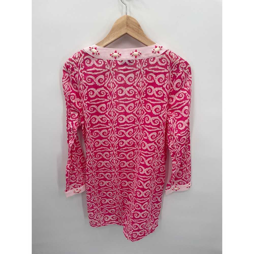 VINEYARD VINES Cotton Pink Tunic Coverup // XS - image 8