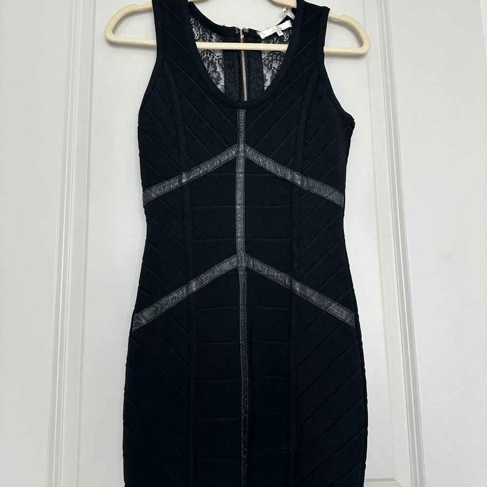 Stretta Black Bandage Dress Size S - image 1