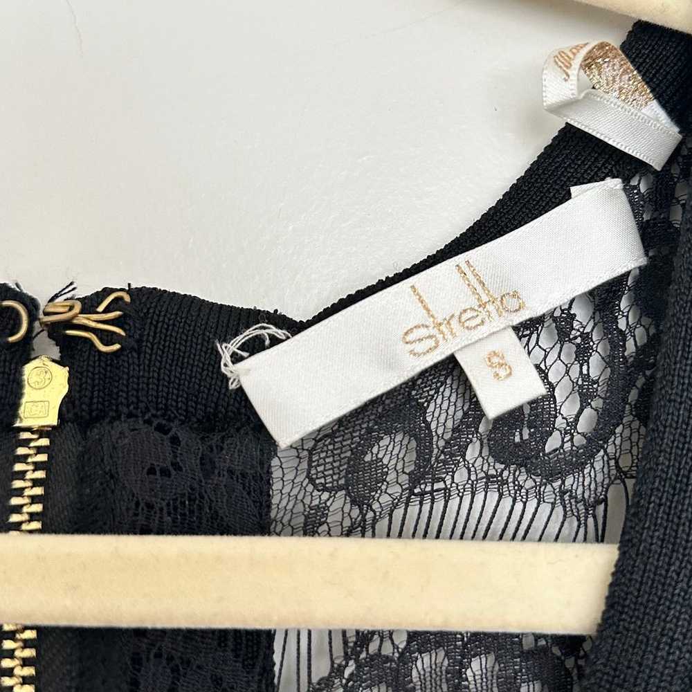 Stretta Black Bandage Dress Size S - image 3