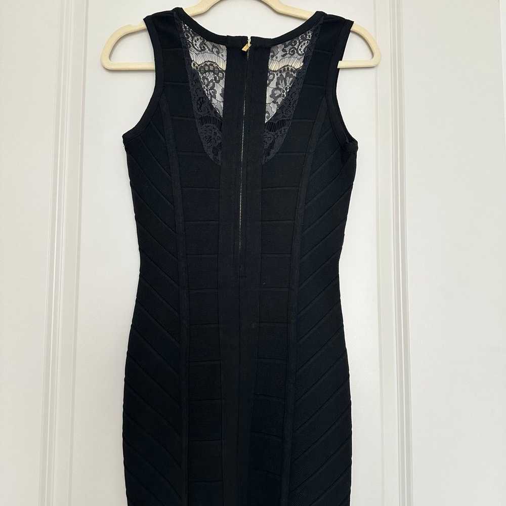 Stretta Black Bandage Dress Size S - image 4