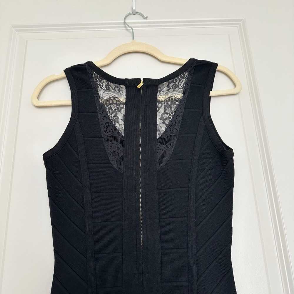 Stretta Black Bandage Dress Size S - image 6