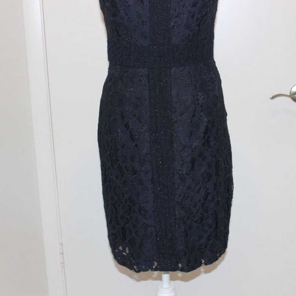 Trina Turk Navy Blue Sleeveless Lace Mini Dress W… - image 5