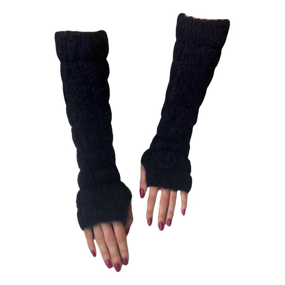 Chanel Cashmere long gloves - image 2