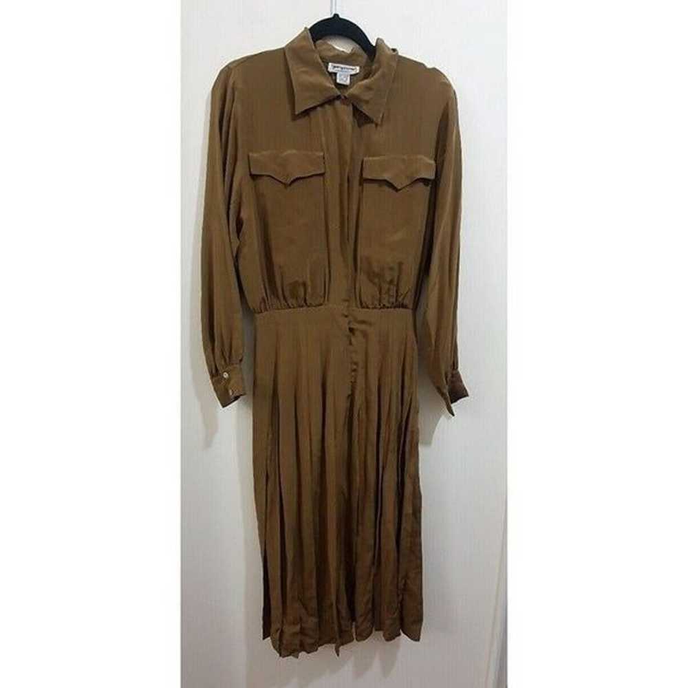 Vintage 1980s 100 % silk dress Lauren Alexandra S… - image 2