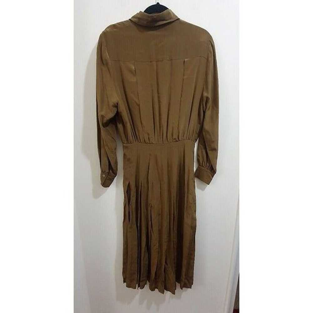 Vintage 1980s 100 % silk dress Lauren Alexandra S… - image 4