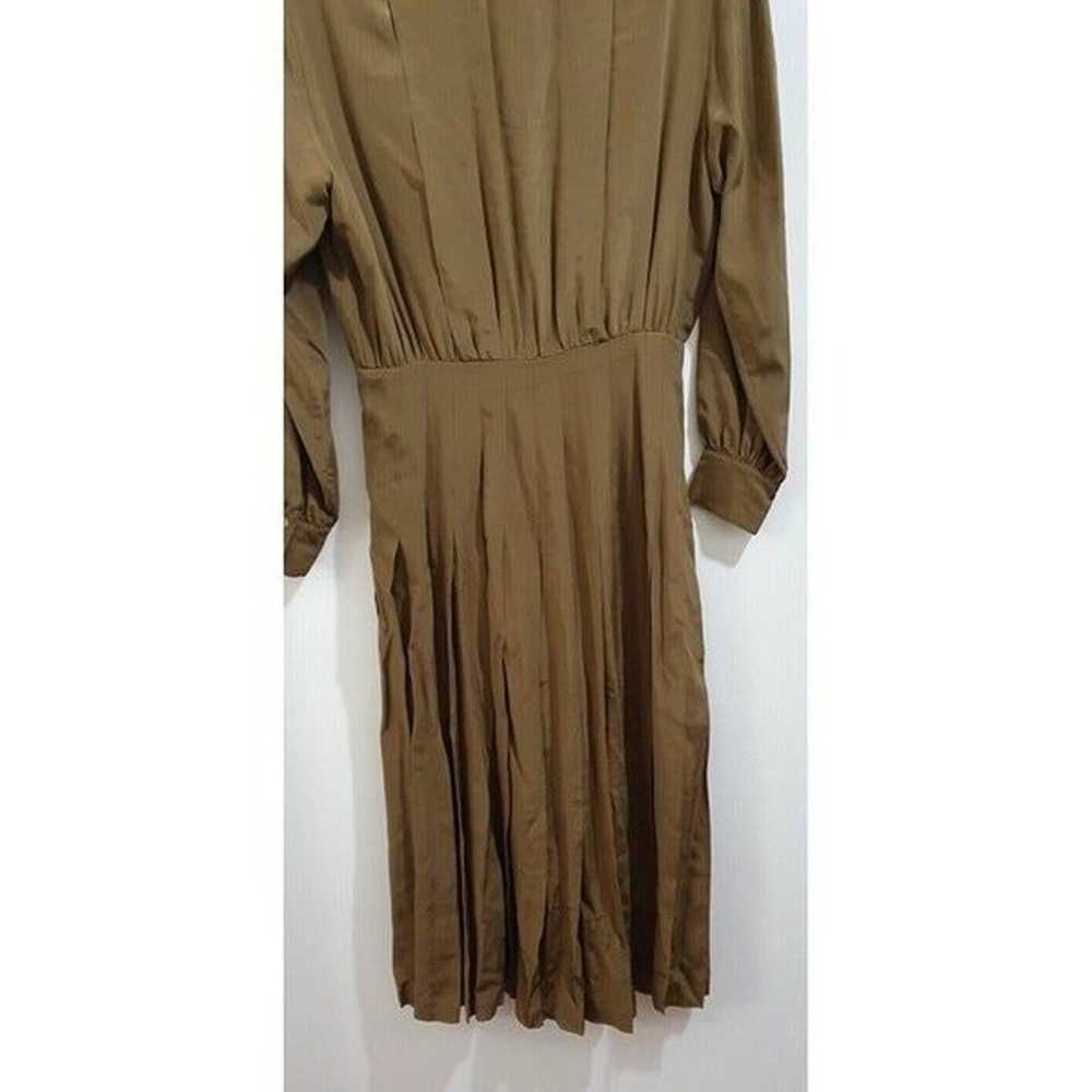Vintage 1980s 100 % silk dress Lauren Alexandra S… - image 8