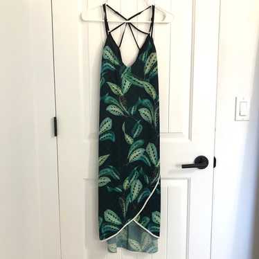 NWOT Adelyn Rae Tropical Prints Midi Dress Sz Sma… - image 1