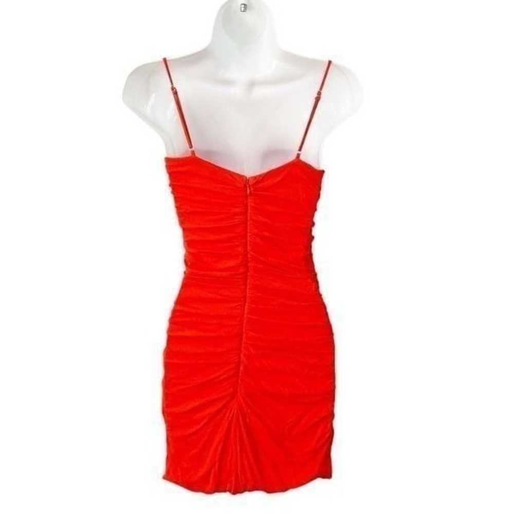 WeWoreWhat Ronnie Ruched Square-Neck Mini Dress - image 3