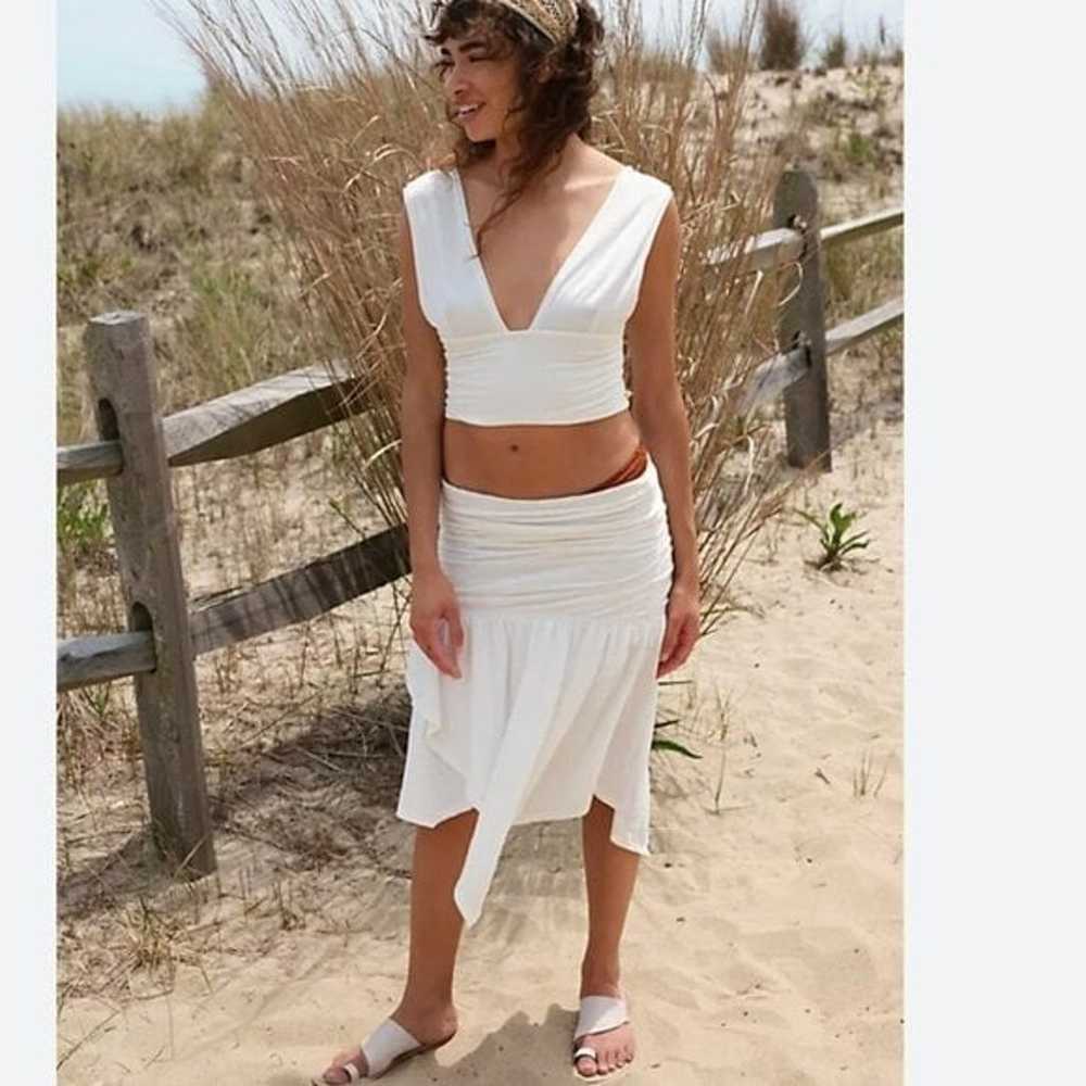 NWOT Free People Beach Robyn Convertible White Dr… - image 7