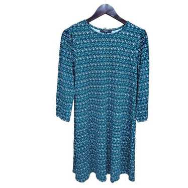 Weekend Max Mara Noveli Dress Women's L Blue A Li… - image 1