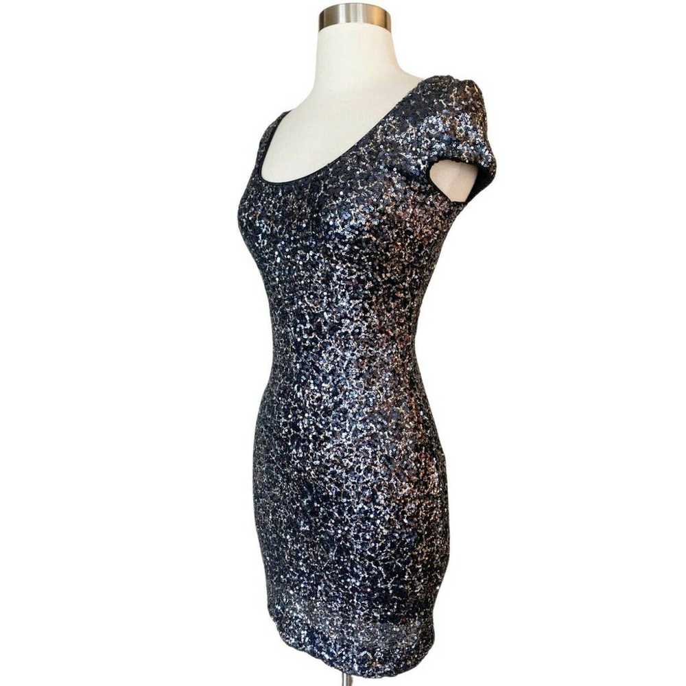 DRESS THE POPULATION Gabriella Mini Dress Sequins… - image 4