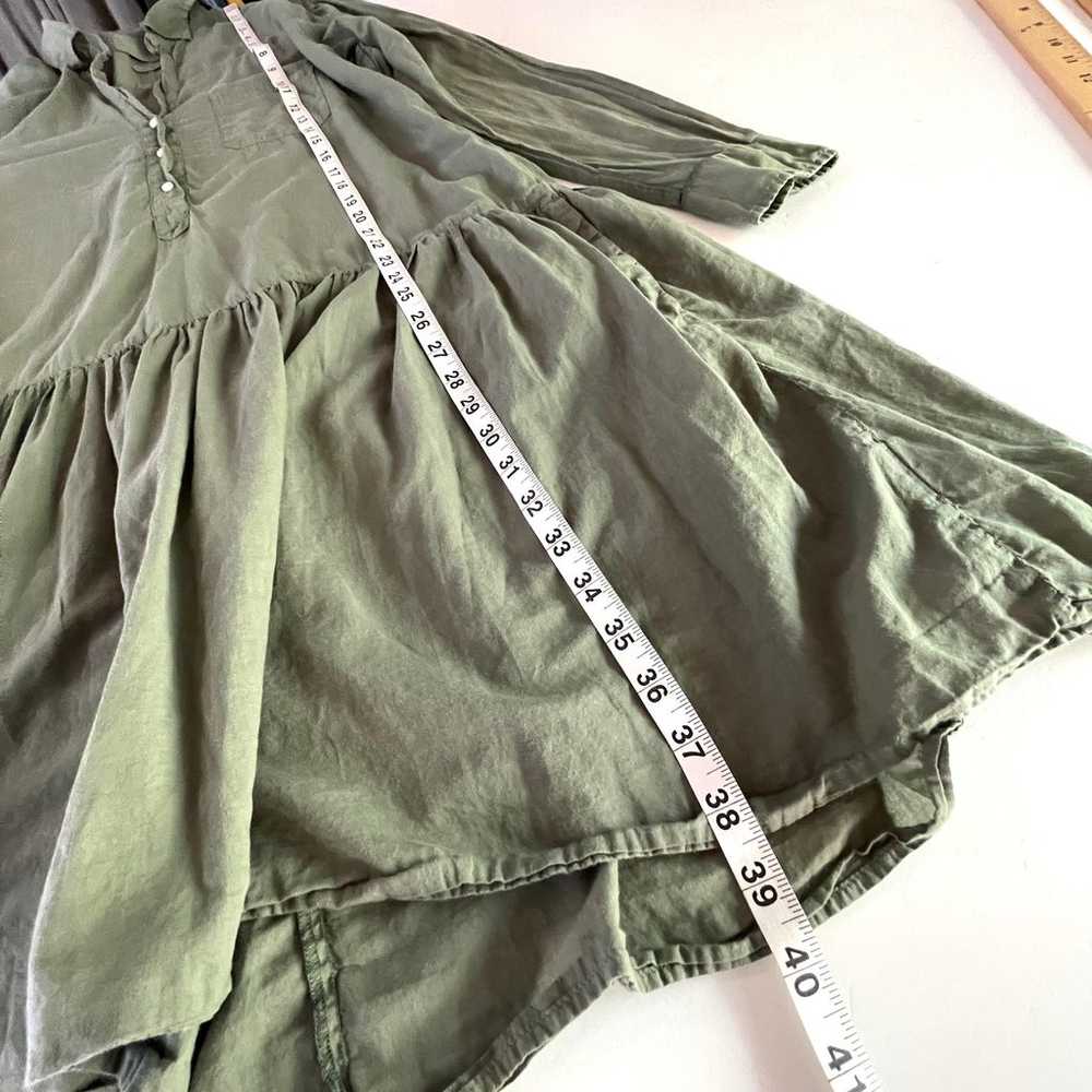 Grayson The Changemaker Cotton Dress S Green Ruff… - image 10
