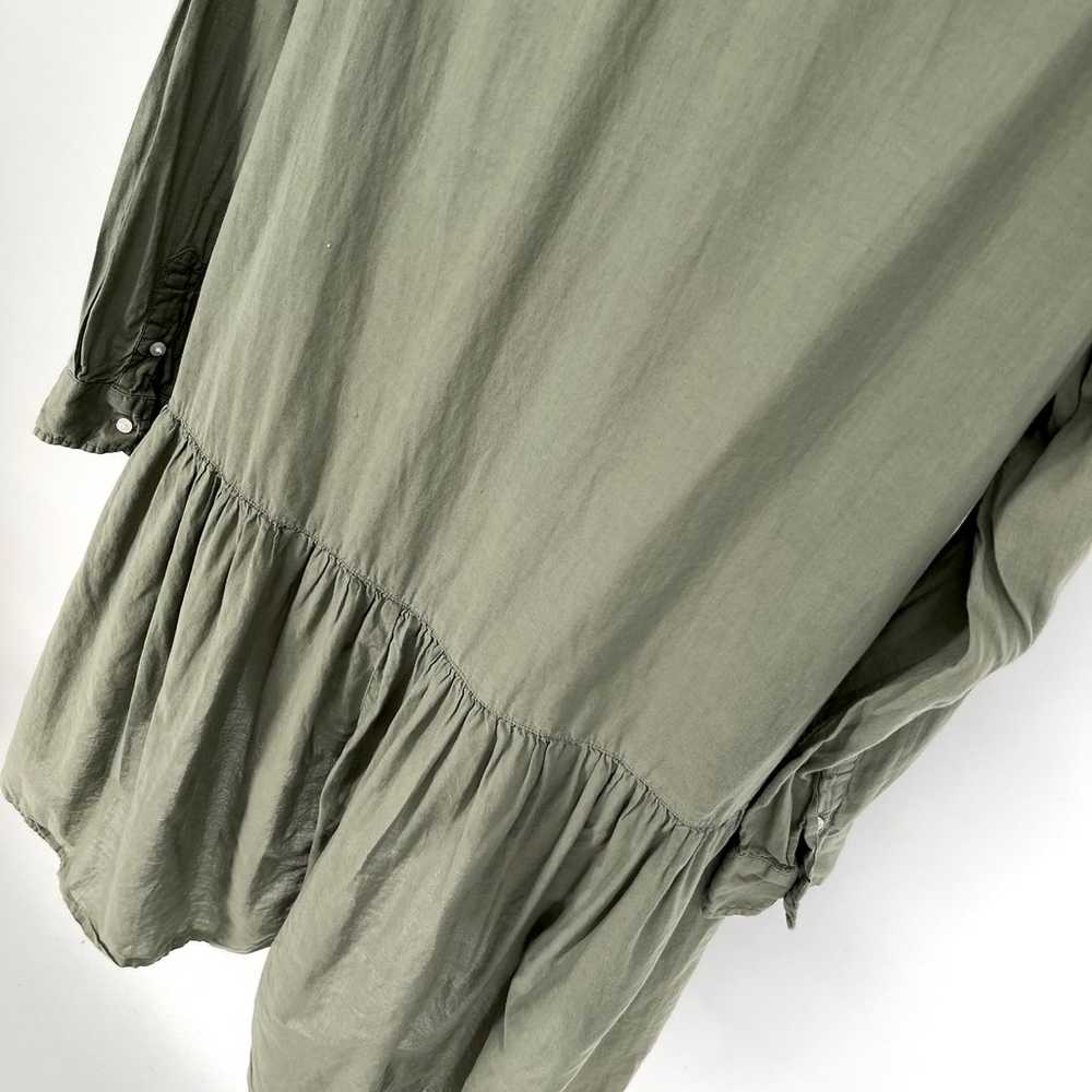 Grayson The Changemaker Cotton Dress S Green Ruff… - image 7