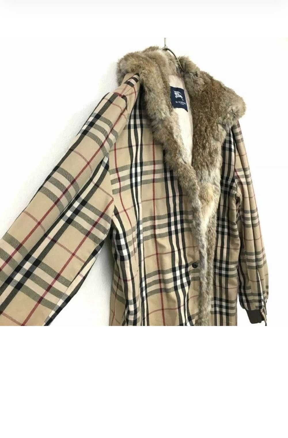 Burberry Rare Burberry Fur Reversible Coat - image 4