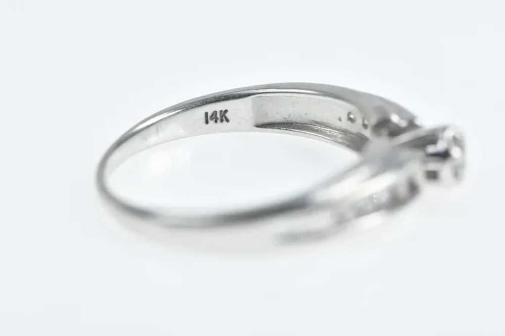 14K 0.34 Ctw Diamond Classic Promise Ring Size 8.… - image 3