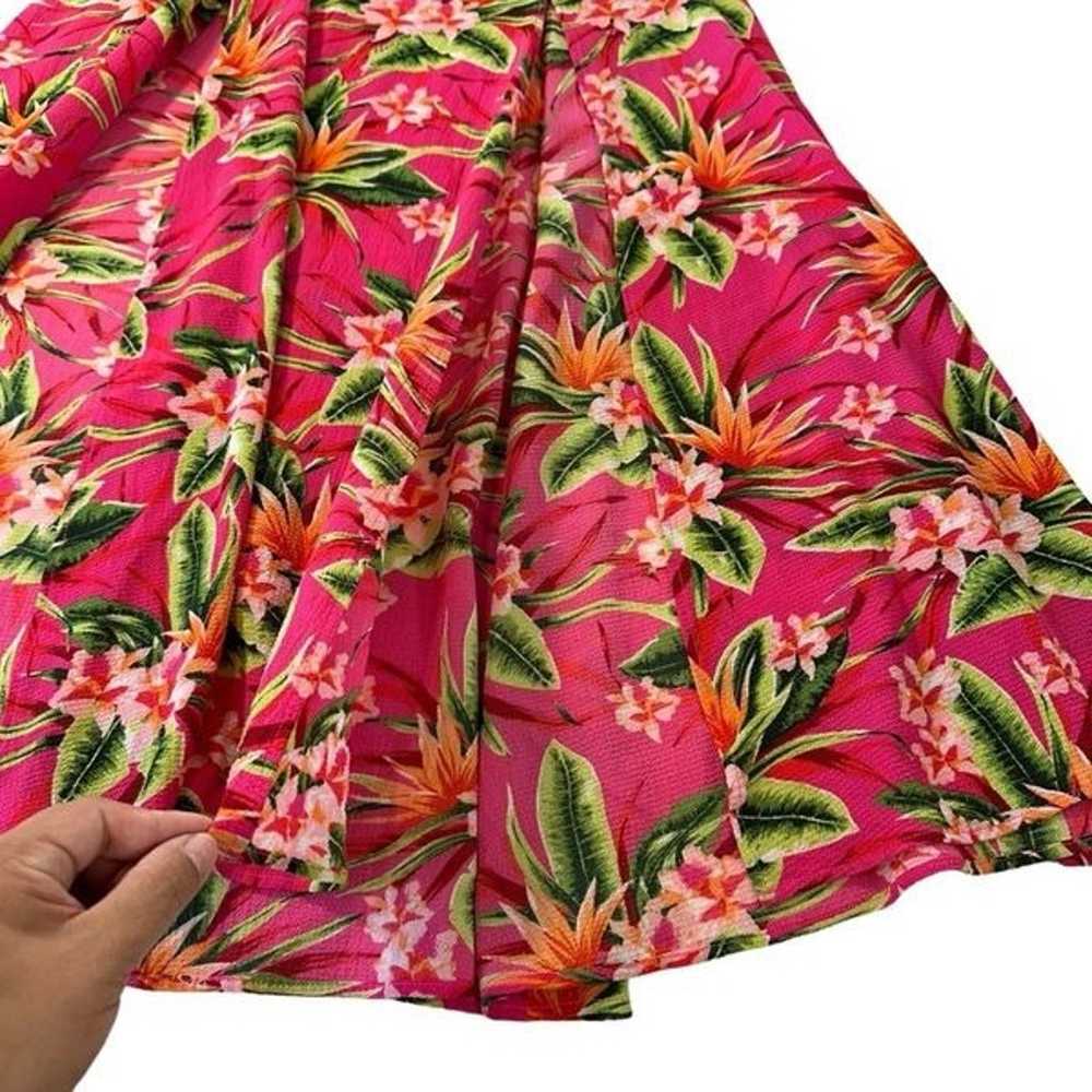 Show Me Your MuMu Nicole Pink Tropical Floral Str… - image 6