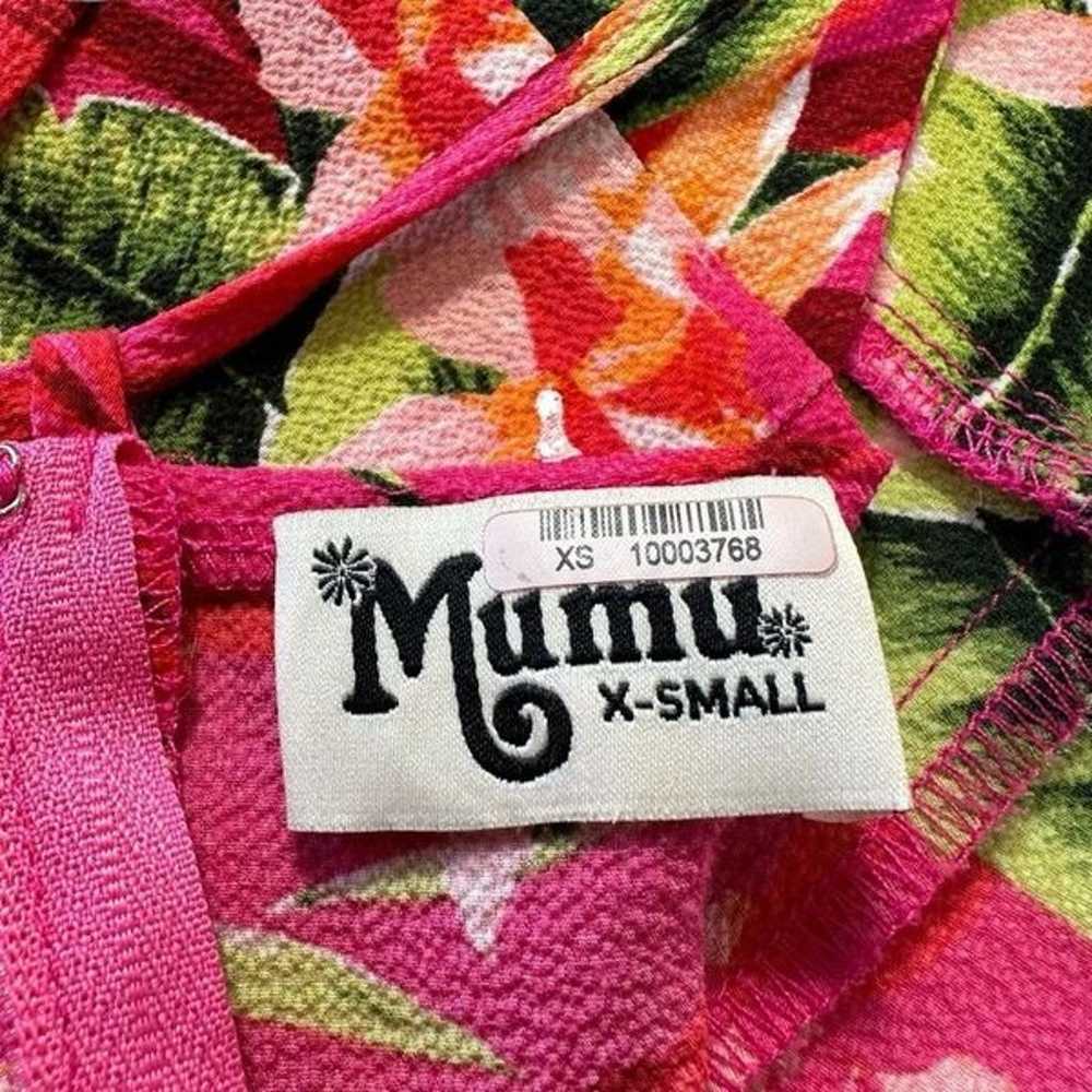 Show Me Your MuMu Nicole Pink Tropical Floral Str… - image 8