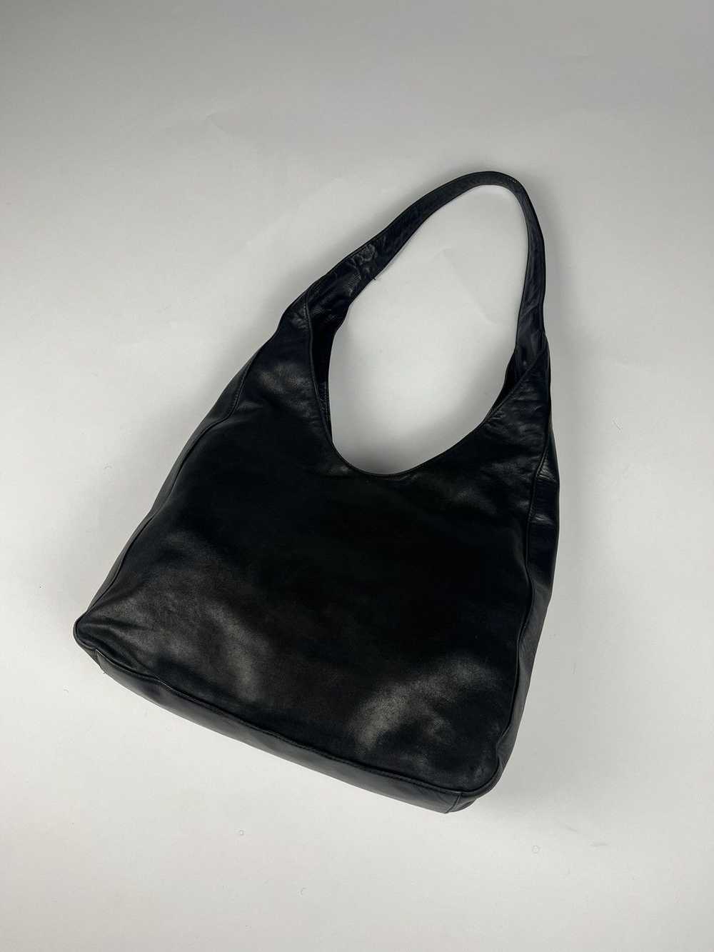 Prada Prada Black Leather Shoulder Bag FW 1999 - image 2