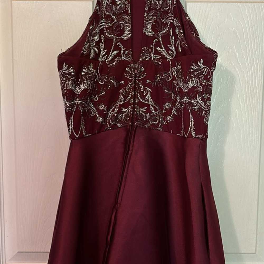 Maroon homecoming dress - image 2