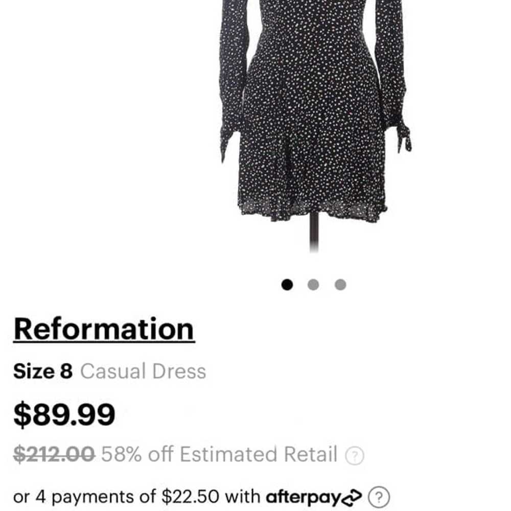 Reformation | Long Sleeve Dot Dress | Size 8 or M… - image 4