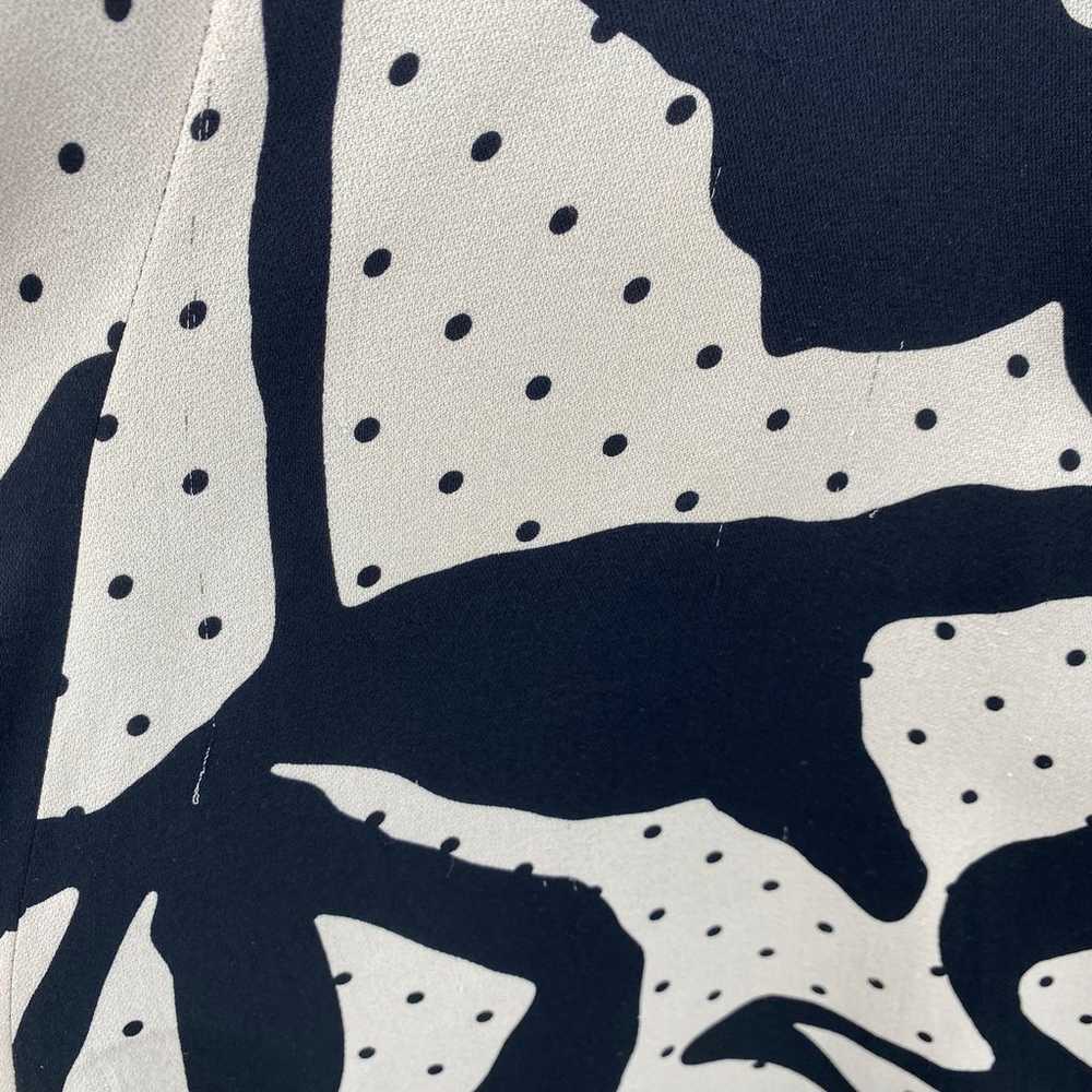 Diane von Furstenberg Silk Wool Midi Dress Abstra… - image 10
