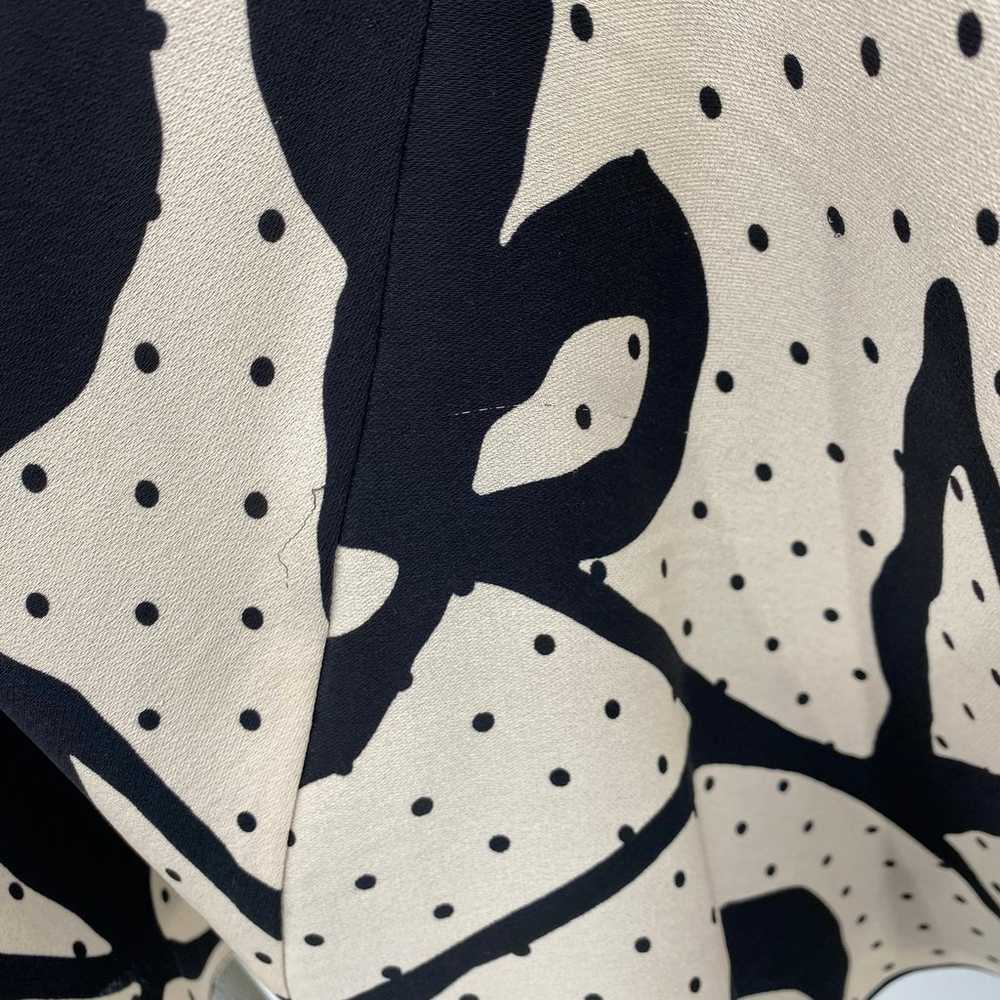 Diane von Furstenberg Silk Wool Midi Dress Abstra… - image 6