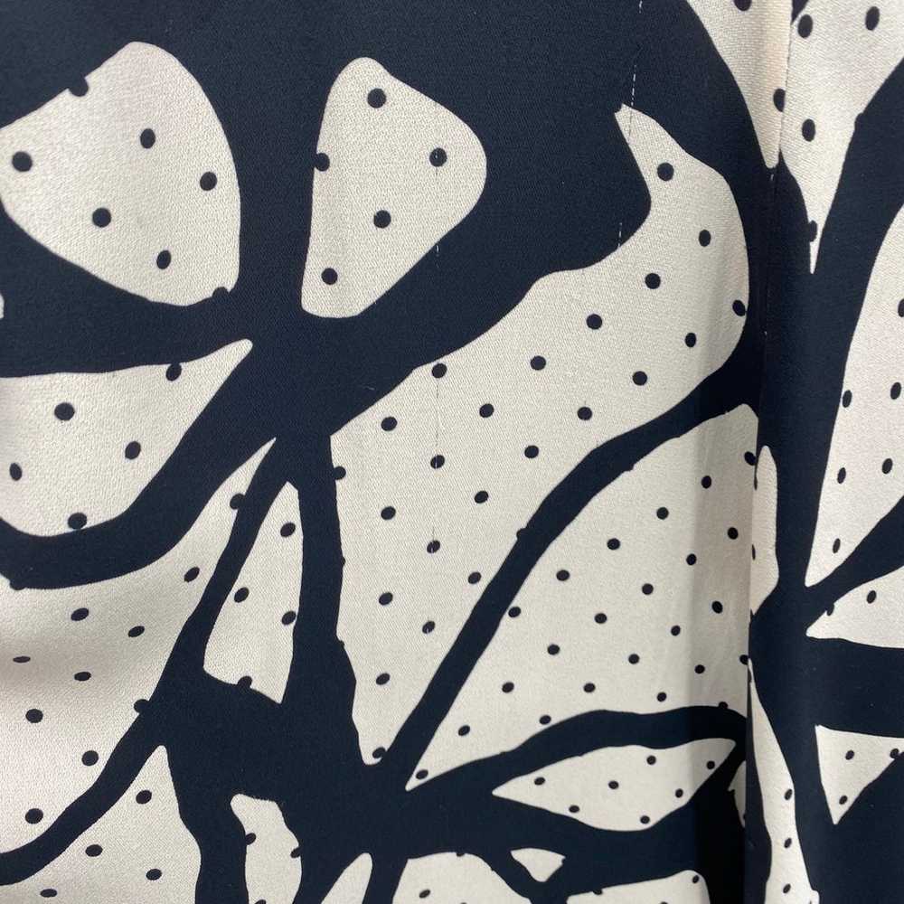 Diane von Furstenberg Silk Wool Midi Dress Abstra… - image 7