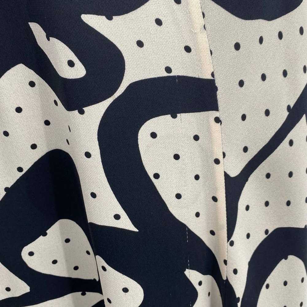 Diane von Furstenberg Silk Wool Midi Dress Abstra… - image 8