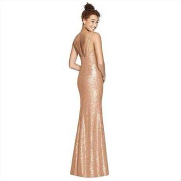 Dessy Collection by Vivian Diamond  Rose Gold Seq… - image 1