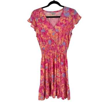 Rails Dress Tara Floral print minidress pink Smal… - image 1