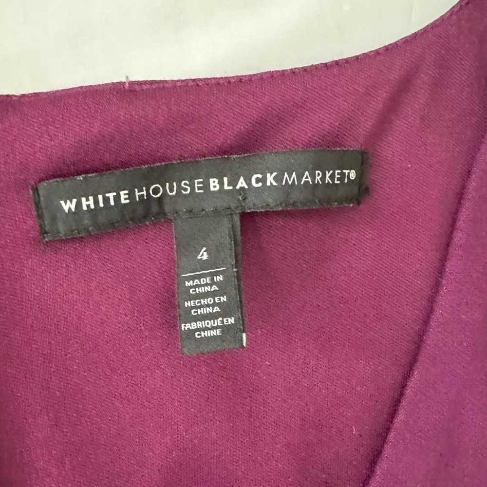 White House Black Market purple split sleeve body… - image 12