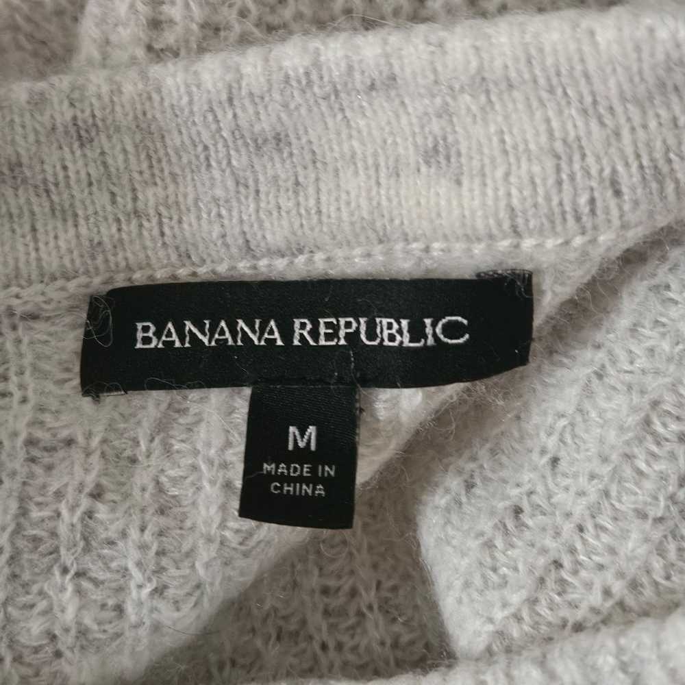 Banana Republic Cream Wool Alpaca Blend Sweater S… - image 4