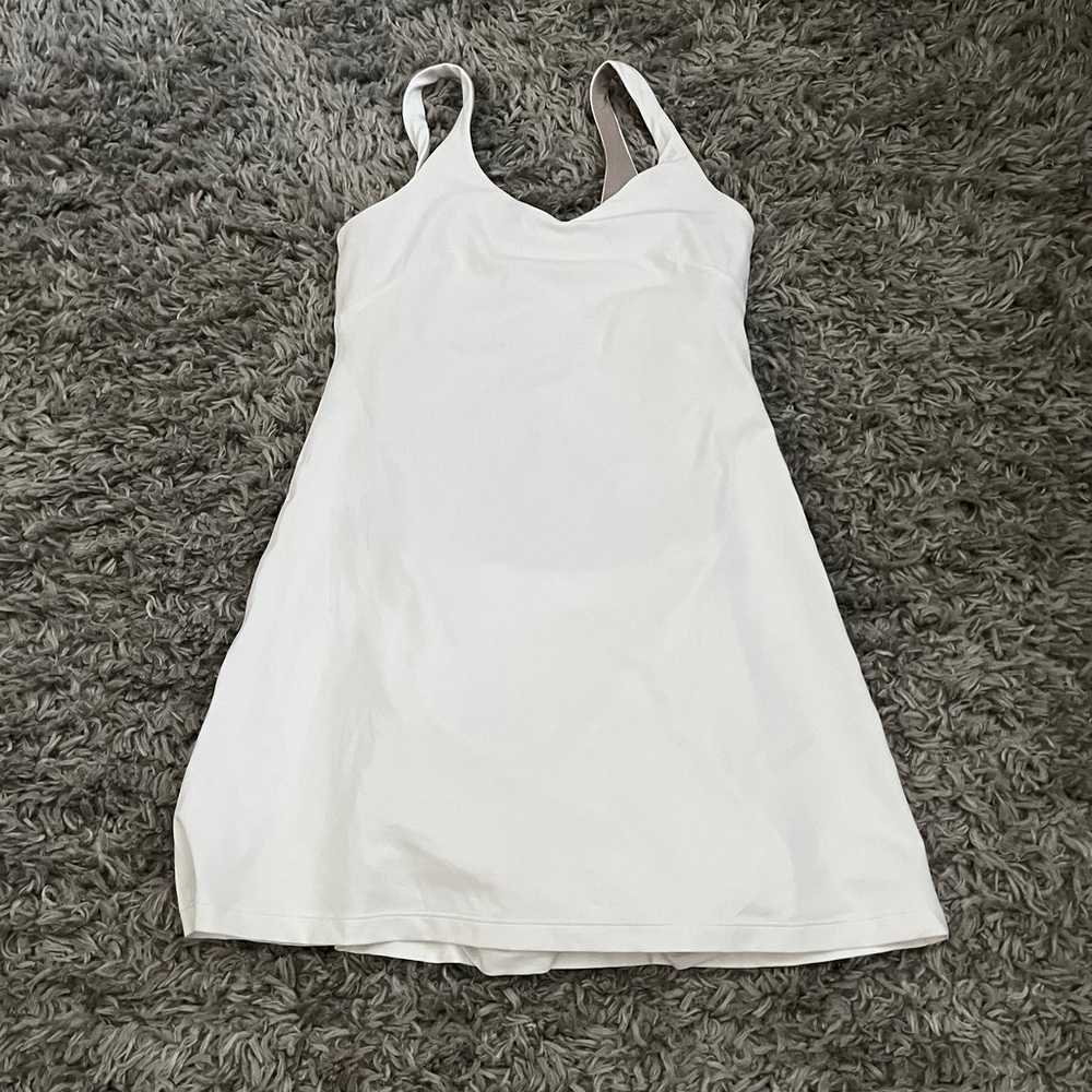 Lululemon white align dress size 6 - image 1