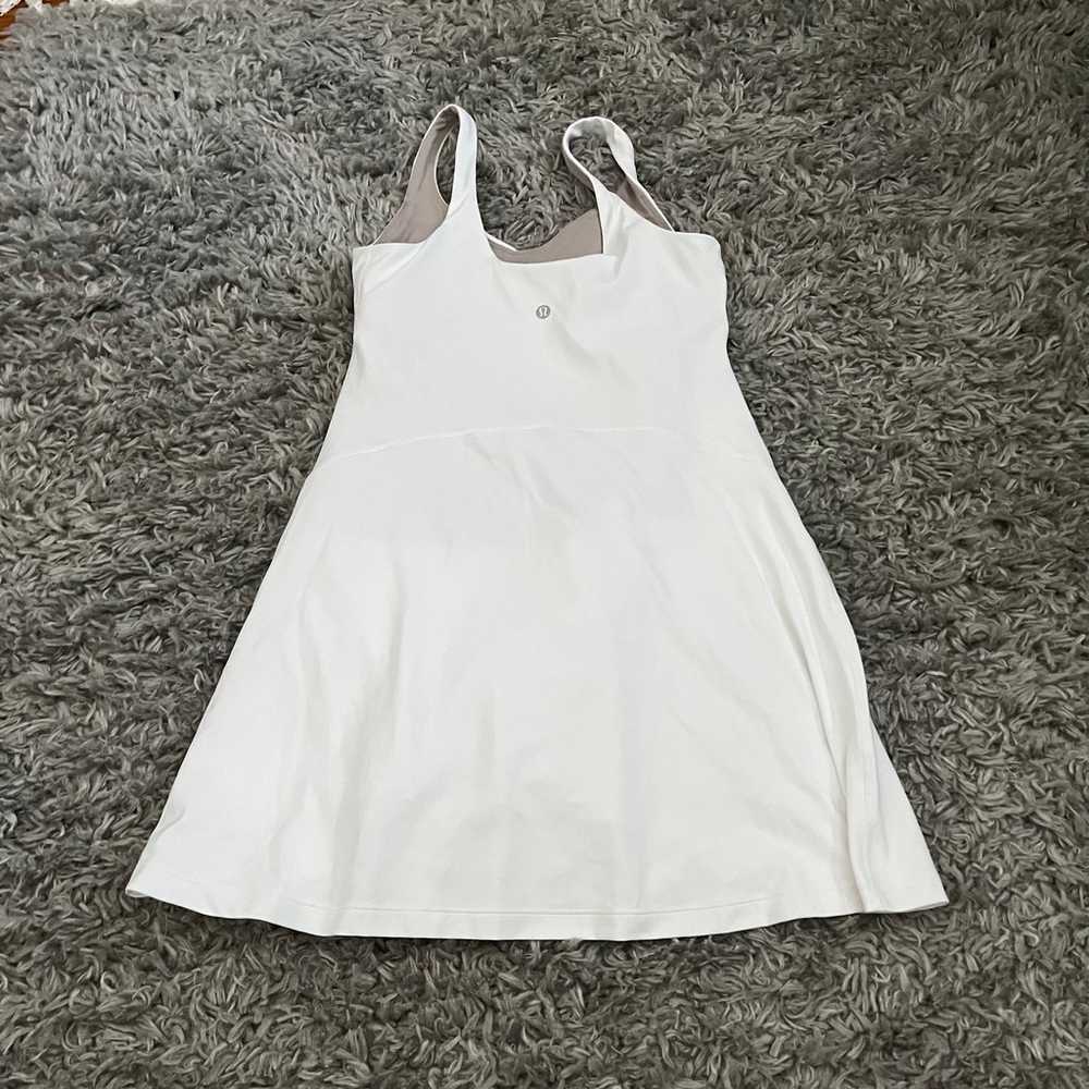 Lululemon white align dress size 6 - image 2