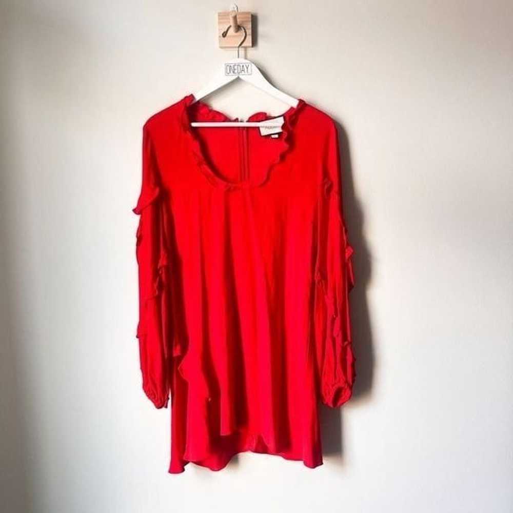Alexis Ceretti Scoop-Neck Long-Sleeve Ruffled Cre… - image 2