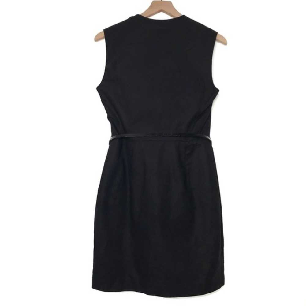 3.1 PHILLIP LIM V-Neck Belted Black Dress 8 - image 2