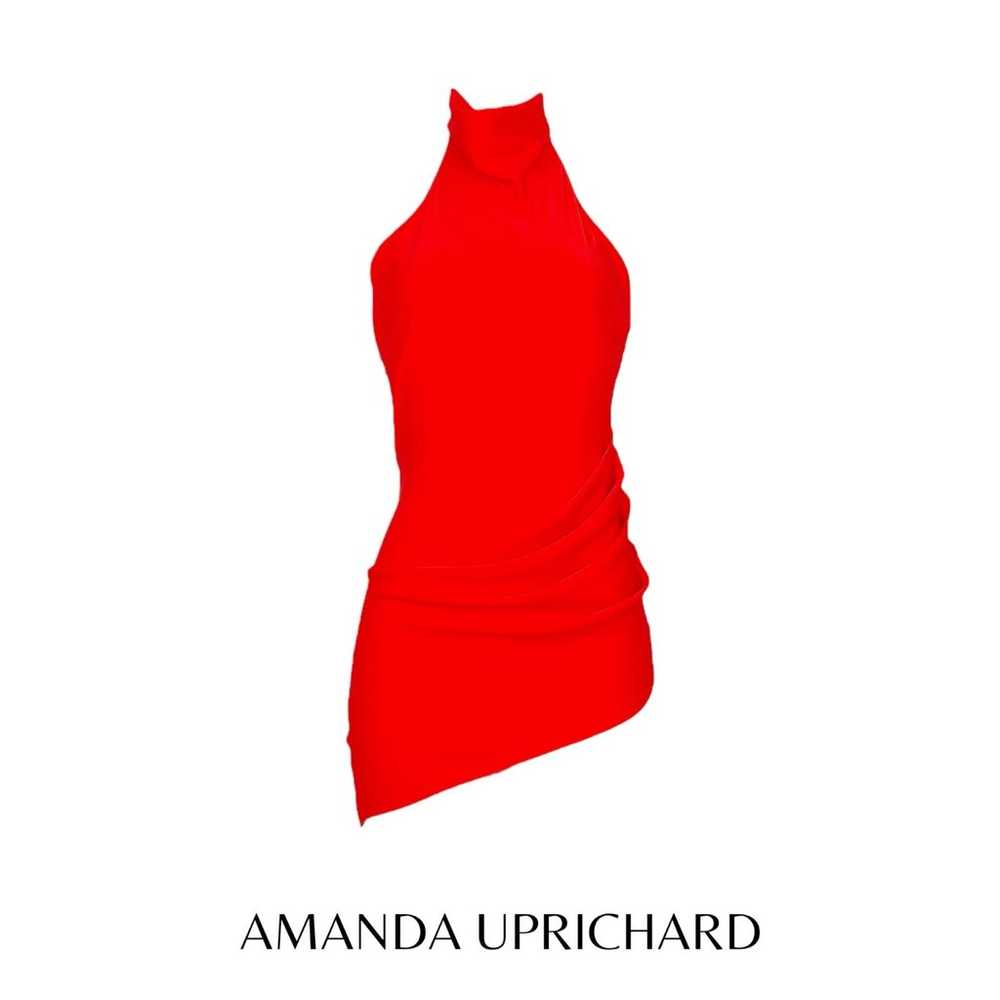 NEW AMANDA UPRICHARD Samba Mini Dress, Crimson, XS - image 1