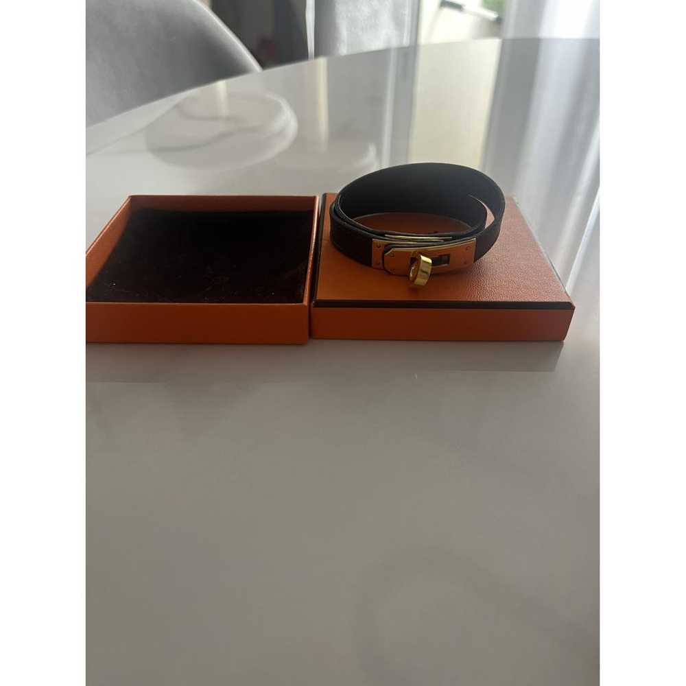 Hermès Mini Kelly Double Tour leather bracelet - image 6