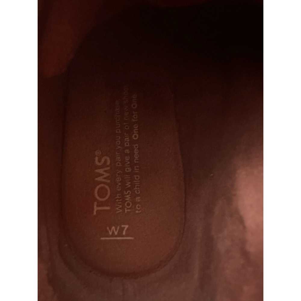 Toms Toms | Size: 7 | Desert Wedge Brown Suede - image 6