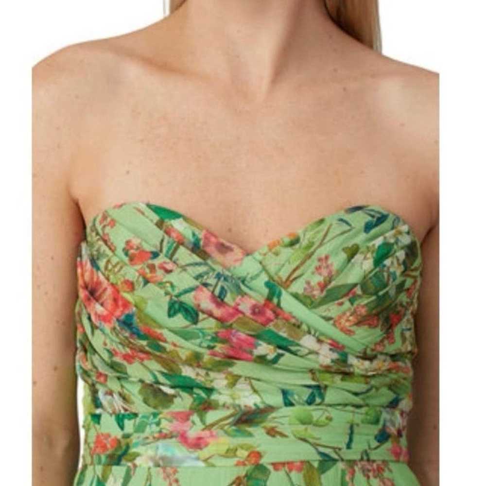 Jay Godfrey Women's Bright Green Pink Spring Flor… - image 3