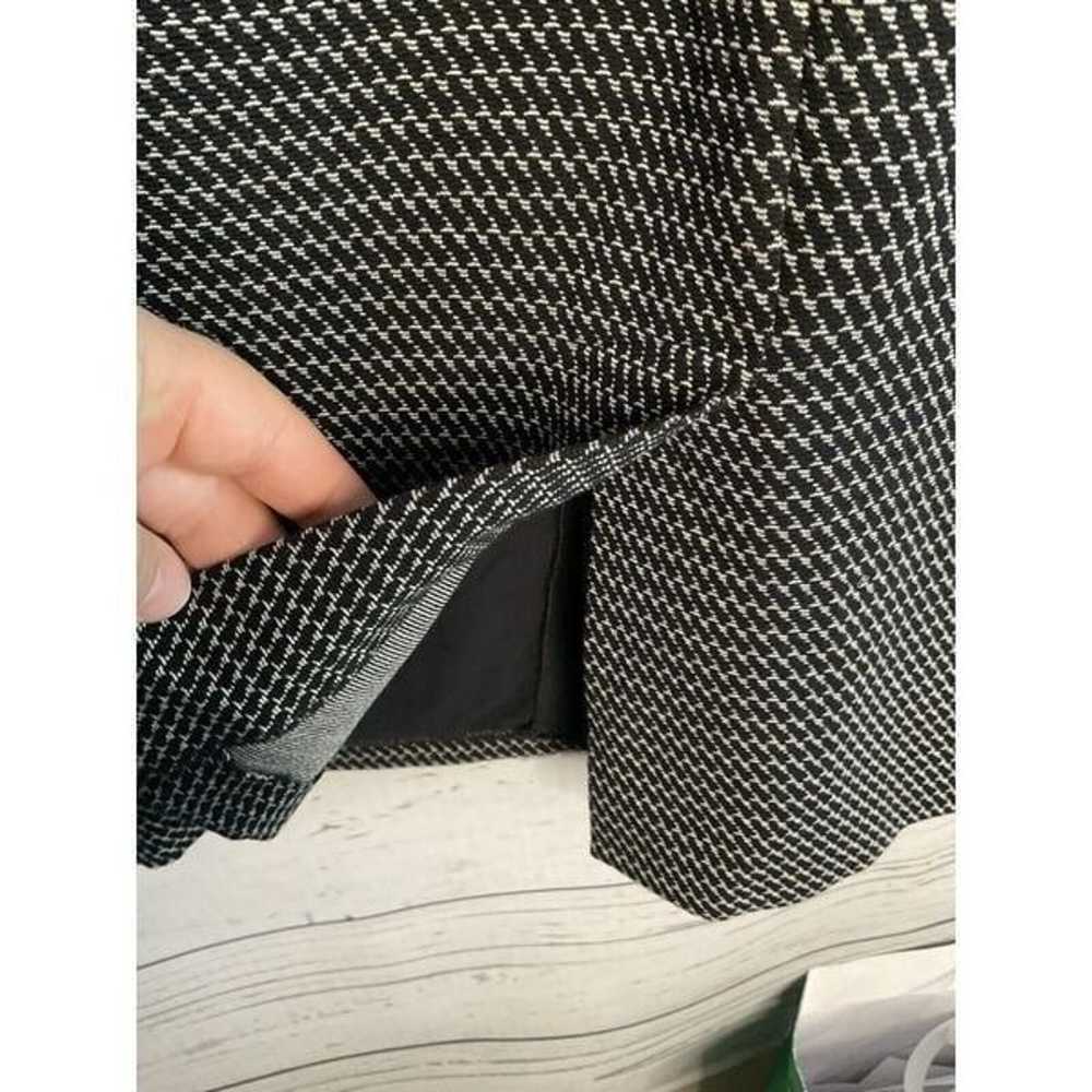 Max Mara Womens Gray Black Sheath Dress Size 40 /… - image 11