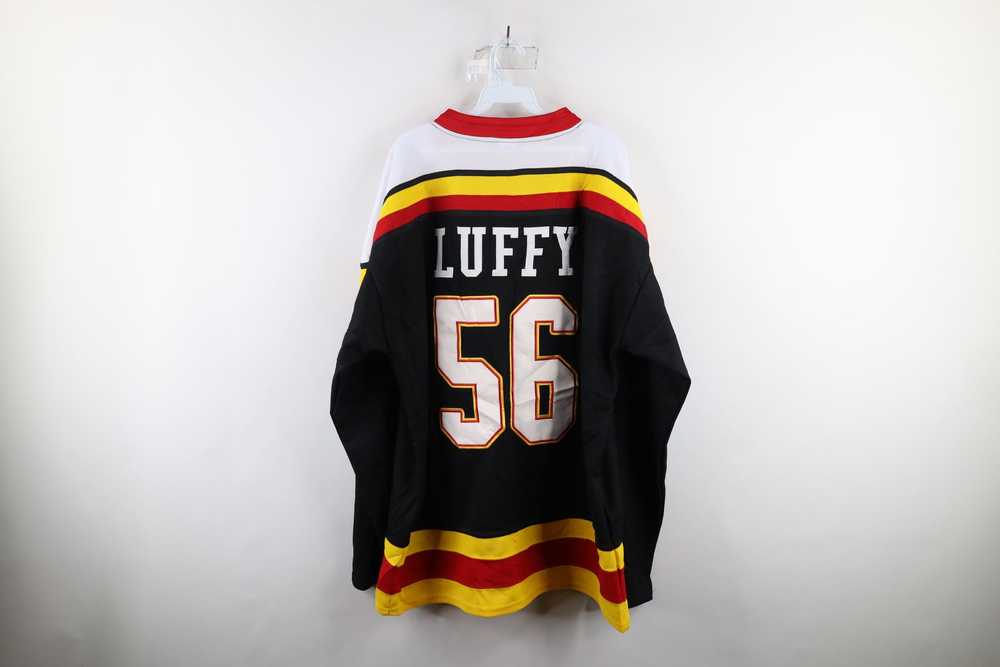 Vintage Vintage One Piece Manga Luffy Hockey Jers… - image 9