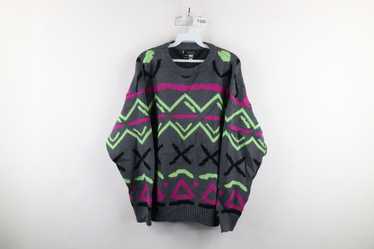 Vintage Vintage 90s Coogi Style Abstract Heavy Wo… - image 1