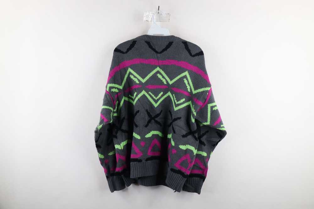 Vintage Vintage 90s Coogi Style Abstract Heavy Wo… - image 7