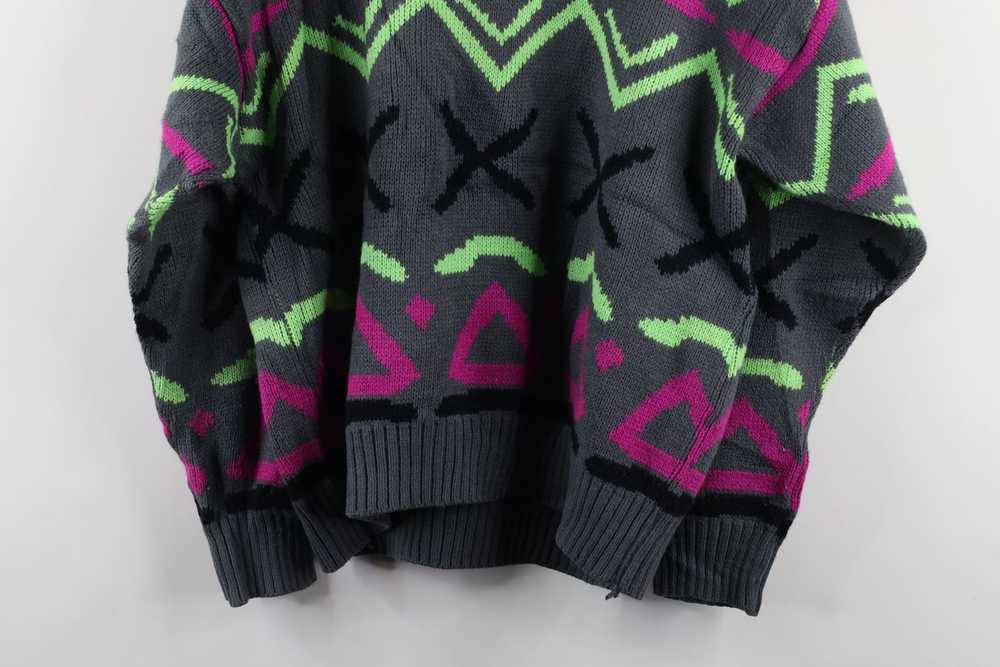 Vintage Vintage 90s Coogi Style Abstract Heavy Wo… - image 9