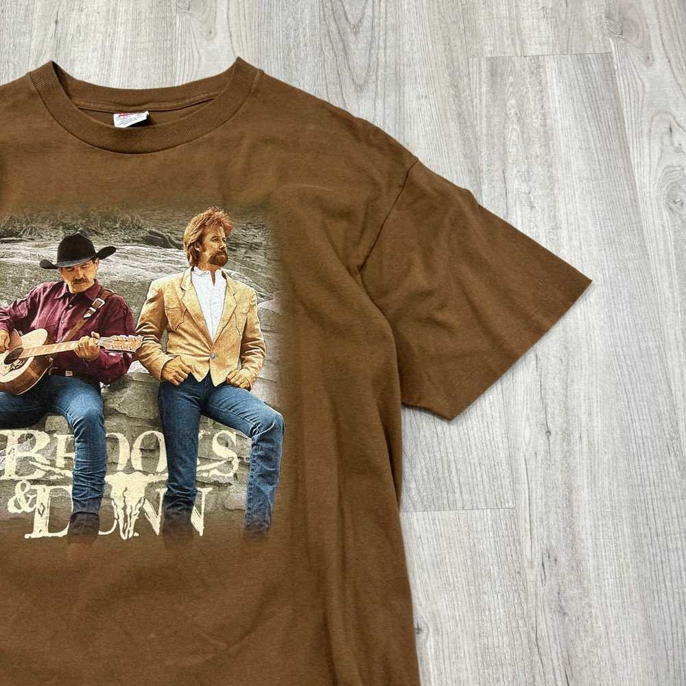 Vintage VINTAGE 90s Brooks & Dunn Brown Country S… - image 2