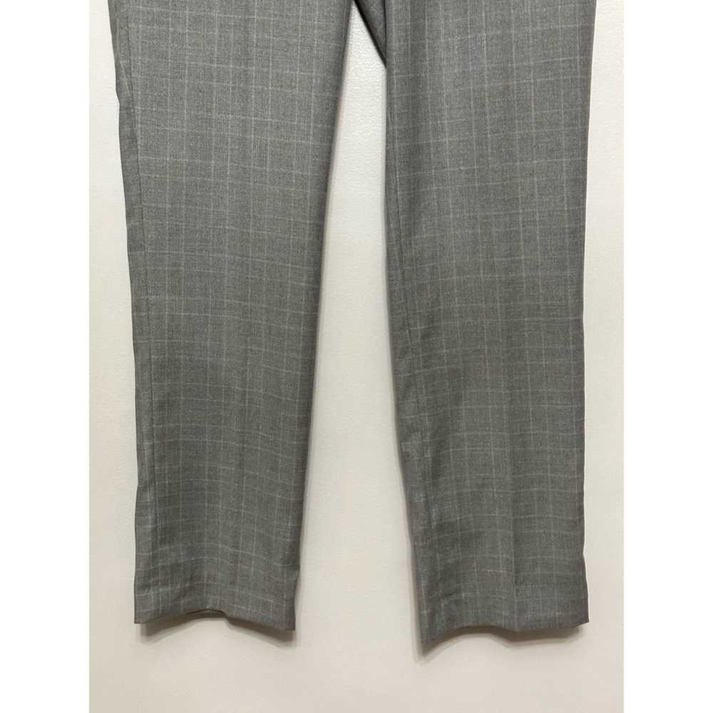 Unlisted ZNT18 Dress Pants Gray Plaid Pockets Fla… - image 3
