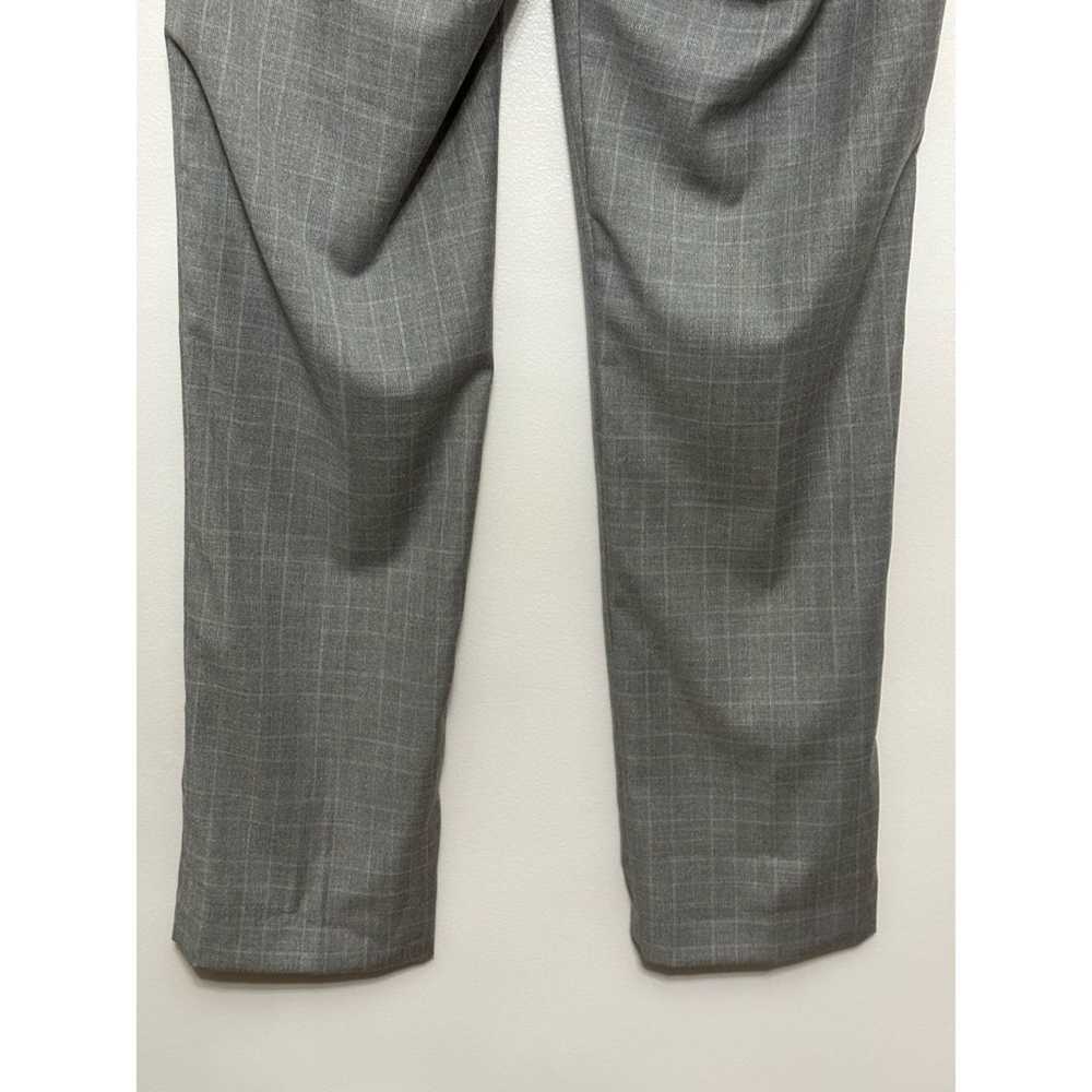 Unlisted ZNT18 Dress Pants Gray Plaid Pockets Fla… - image 6