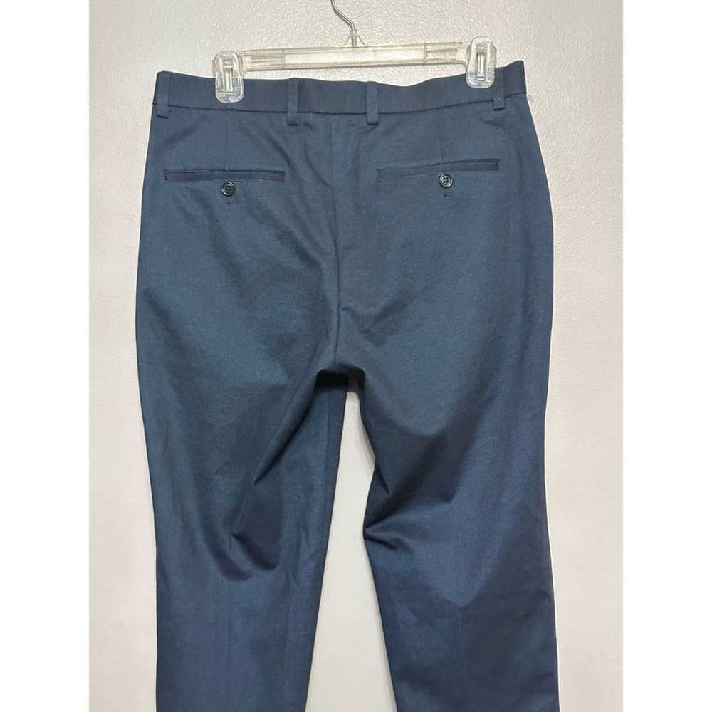 Unlisted ZNT18 Zanetti Dress Pants Blue Mid Rise … - image 5