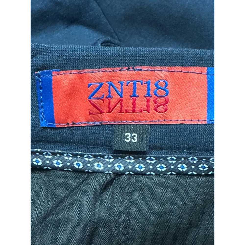 Unlisted ZNT18 Zanetti Dress Pants Blue Mid Rise … - image 7